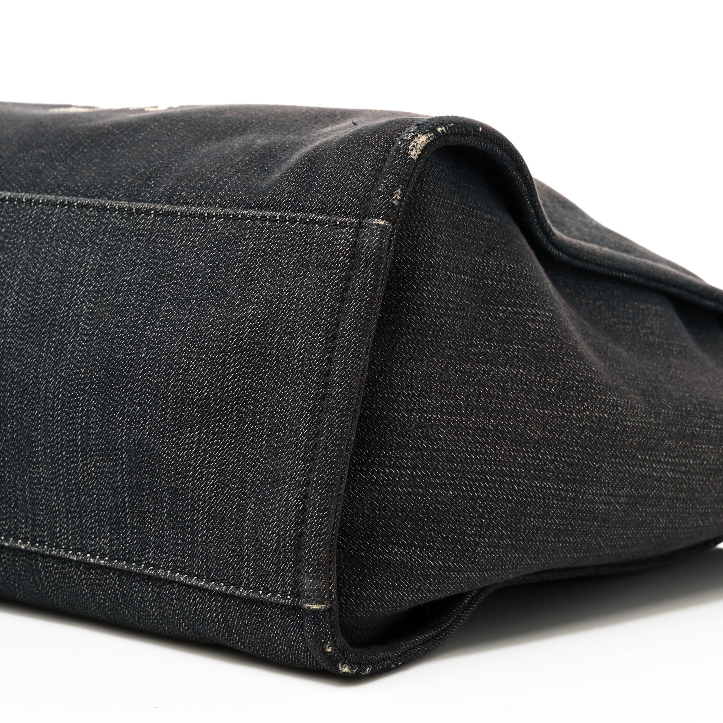 Denim Medium Deauville Tote Dark Blue