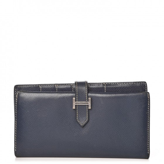 Epsom Bearn Gusset Wallet Bleu Saphir