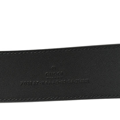 Gucci GG Supreme Monogram Blondie 40mm Belt 85 34 Black 3 of 4