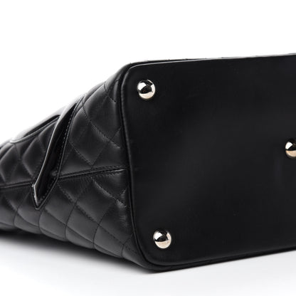 Chanel Calfskin Quilted Large Cambon Tote Black 6 of 10