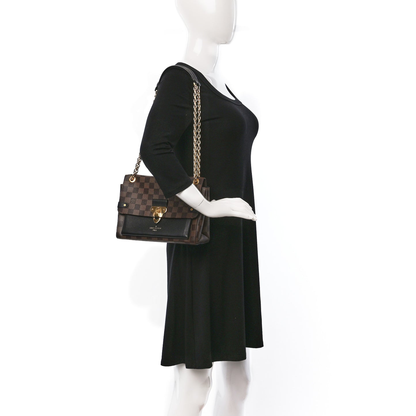 Damier Ebene Vavin PM Black