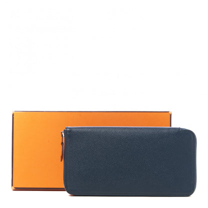 Hermes Epsom Silk'In Wallet Vert Cypress 7 of 7