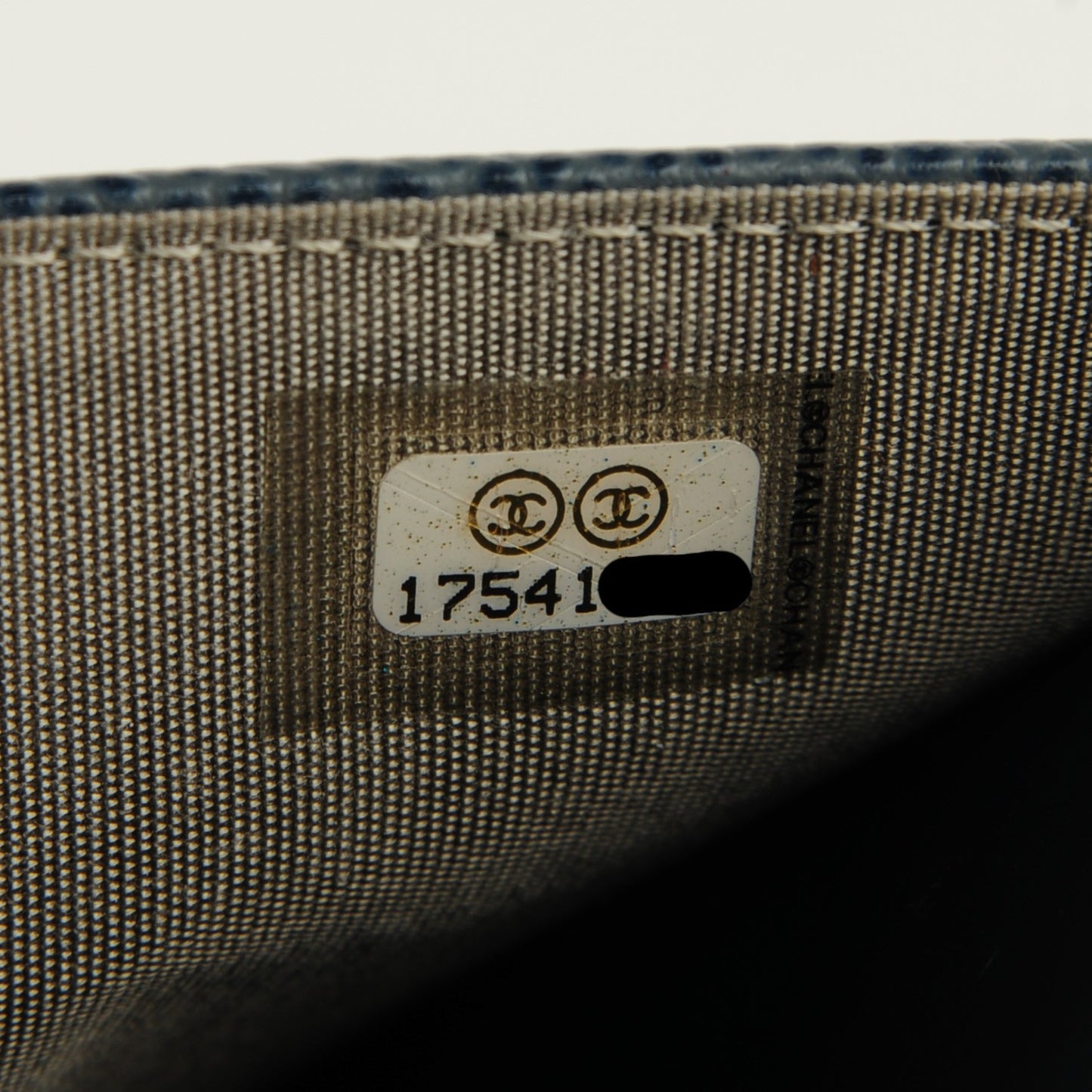 Caviar Timeless CC Wallet on Chain WOC Navy