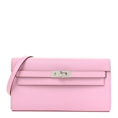 Hermes Epsom Kelly To Go Wallet Mauve Sylvestre 1 of 14
