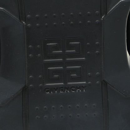 Givenchy Grained Calfskin Shark Lock Biker Ankle Boots 39 Black 7 of 8