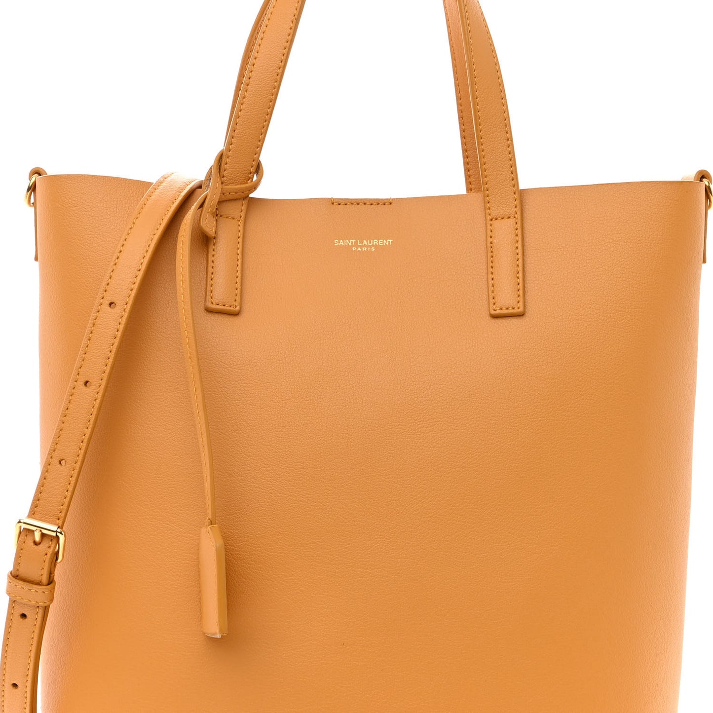 Calfskin Toy Shopping Tote Cheddar