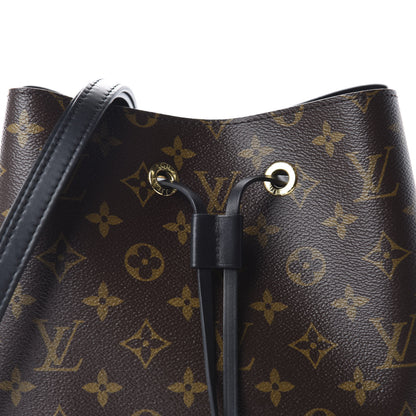 Louis Vuitton Monogram Neonoe MM Black 9 of 10