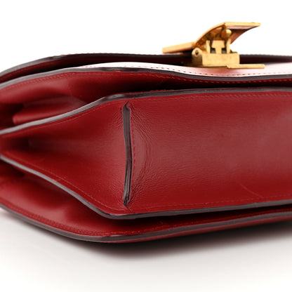 Celine Box Calfskin Small Classic Box Flap Bag Red 9 of 15
