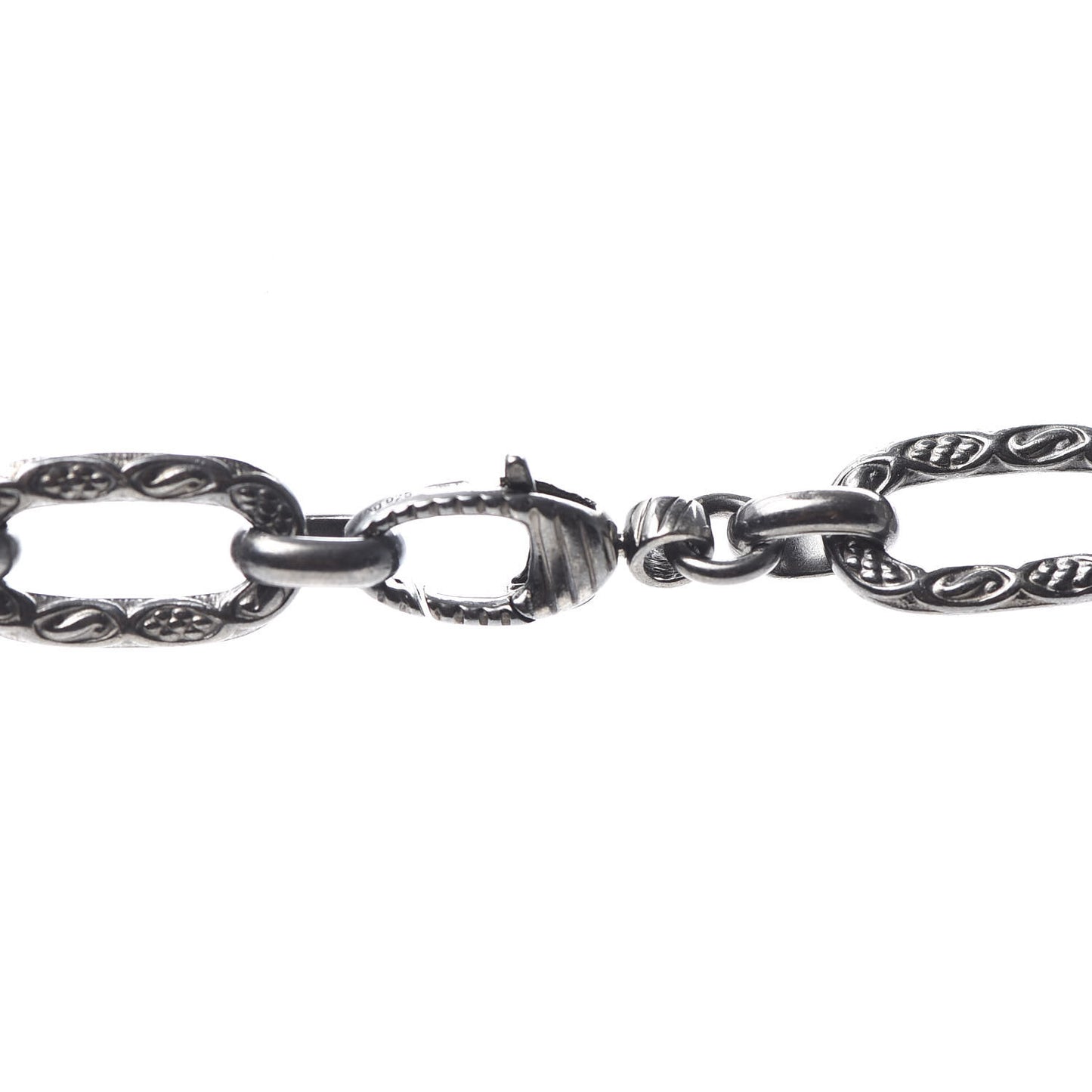 Sterling Silver Large Interlocking G Pendant Necklace