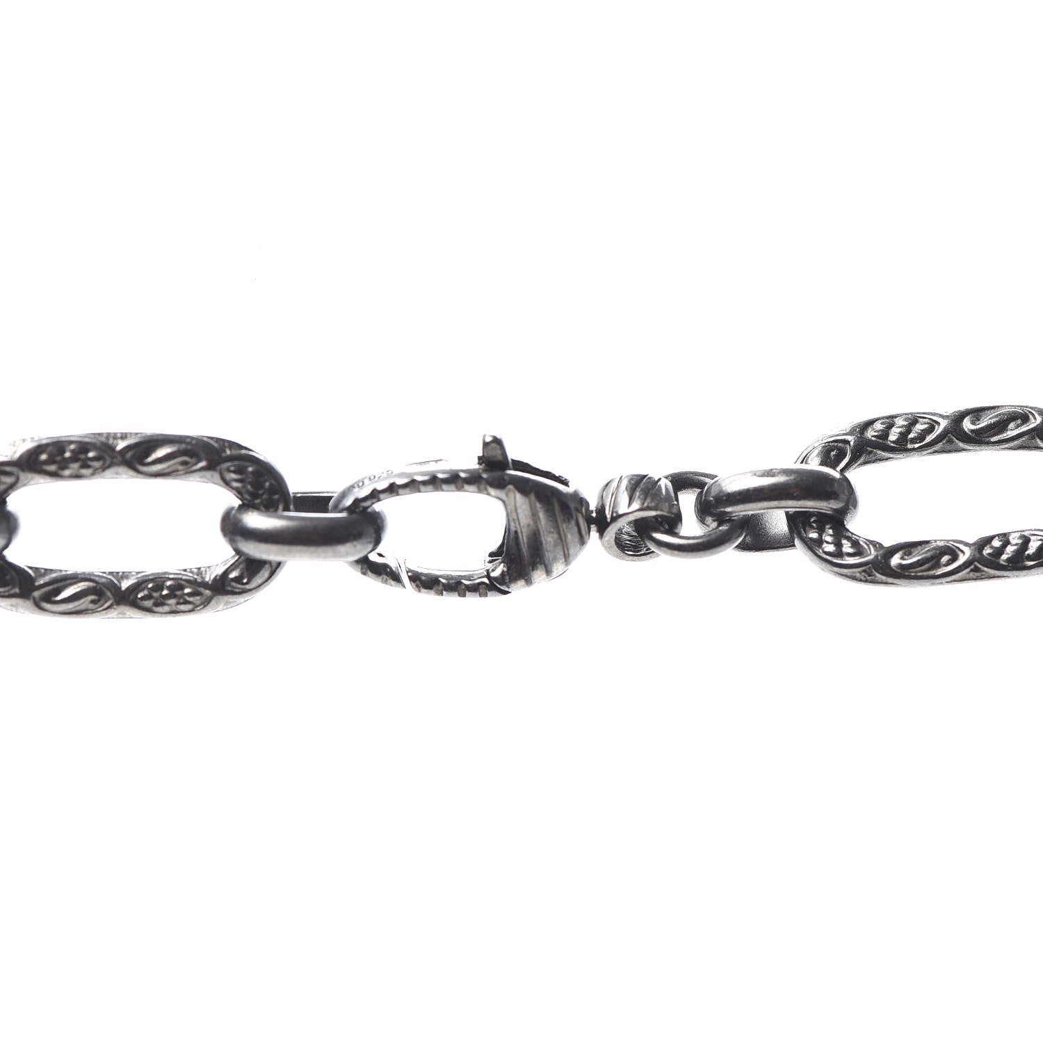Gucci Sterling Silver Large Interlocking G Pendant Necklace 5 of 8