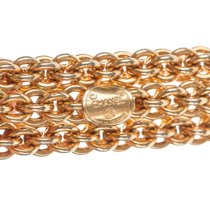 Chanel Multi Strand Chain Short Necklace Gold 6 of 6