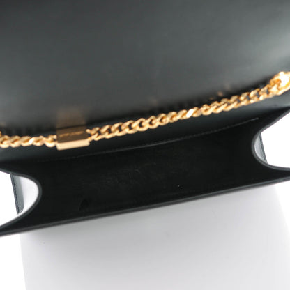 Saint Laurent Smooth Calfskin Medium Classic Monogram Kate Tassel Satchel Black 5 of 6