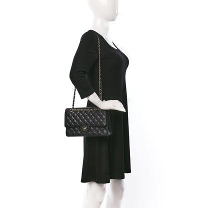 Chanel Caviar Quilted Medium Double Flap Black 3 of 12