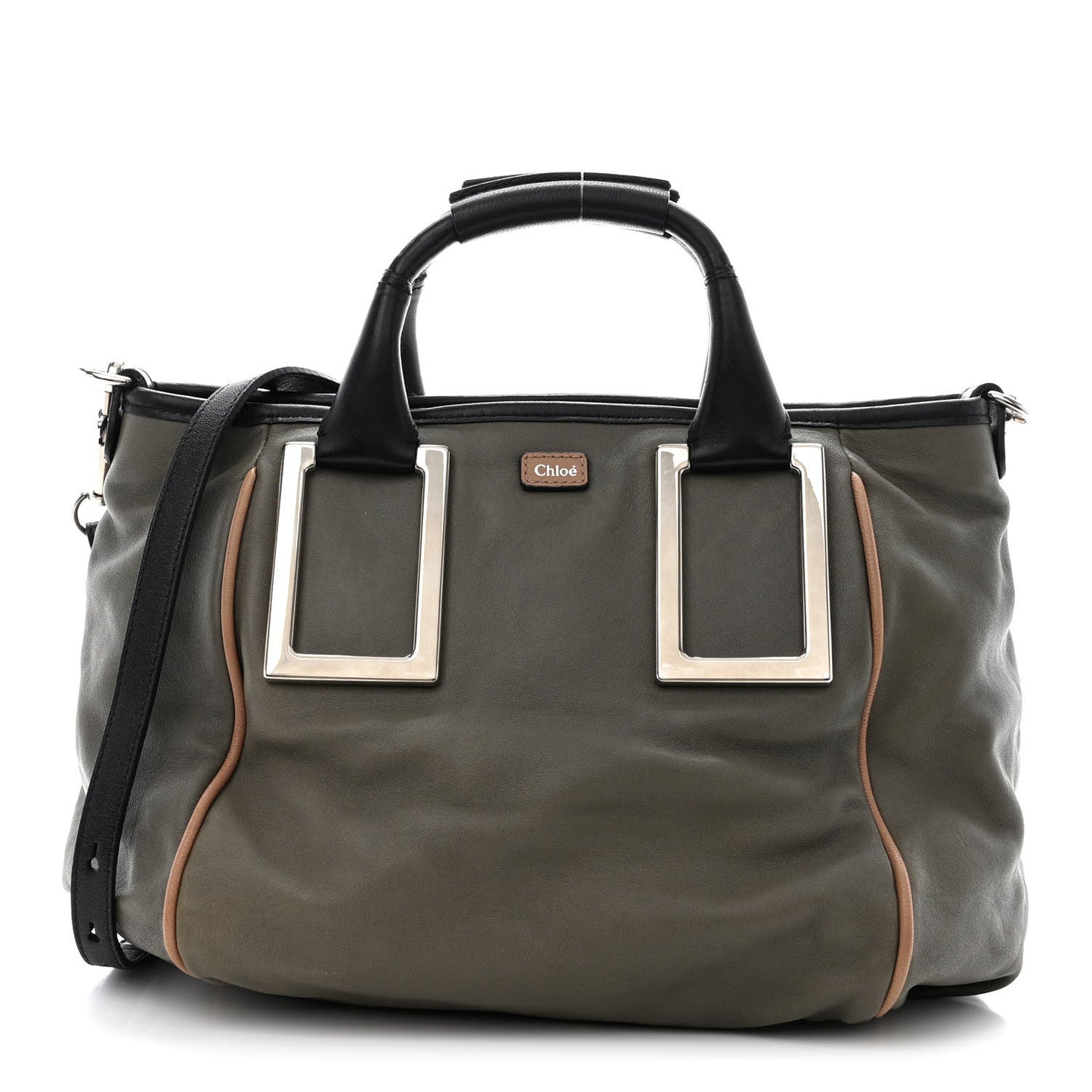 Tumbled Lambskin Ethel Satchel Black