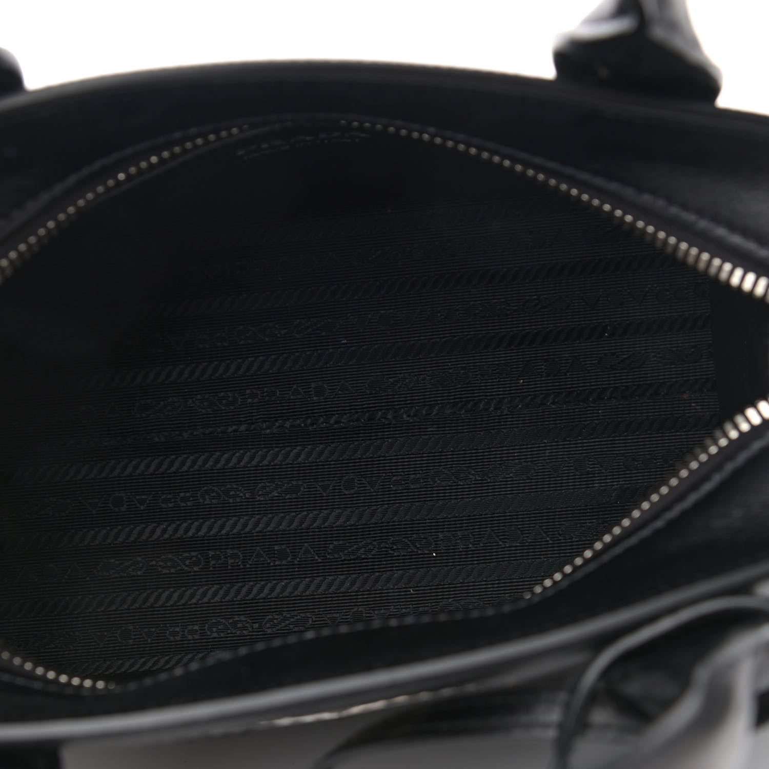 Prada Saffiano Cuir Calfskin Small Kristen Black 4 of 10