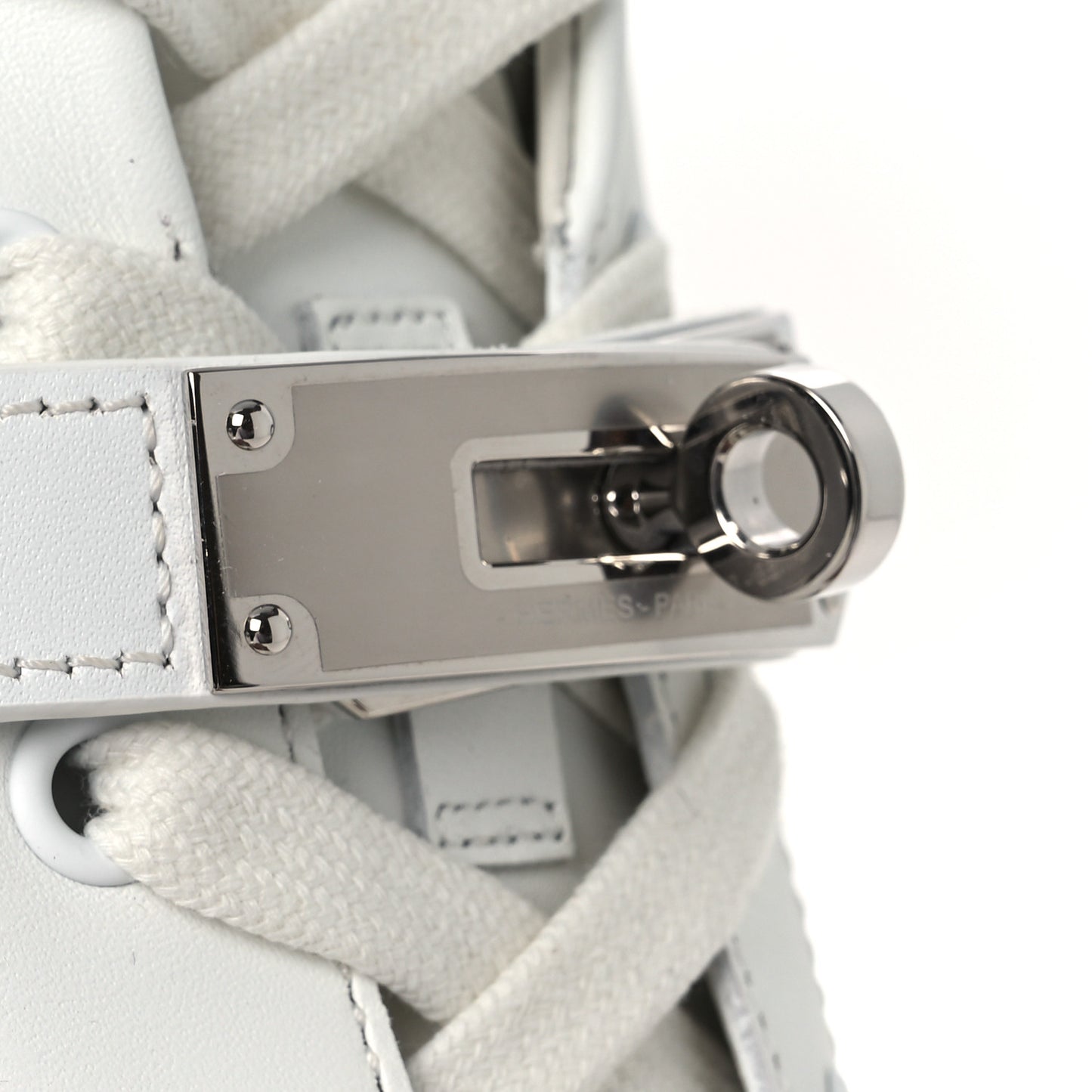 Calfskin Mens Day Sneakers 44 White