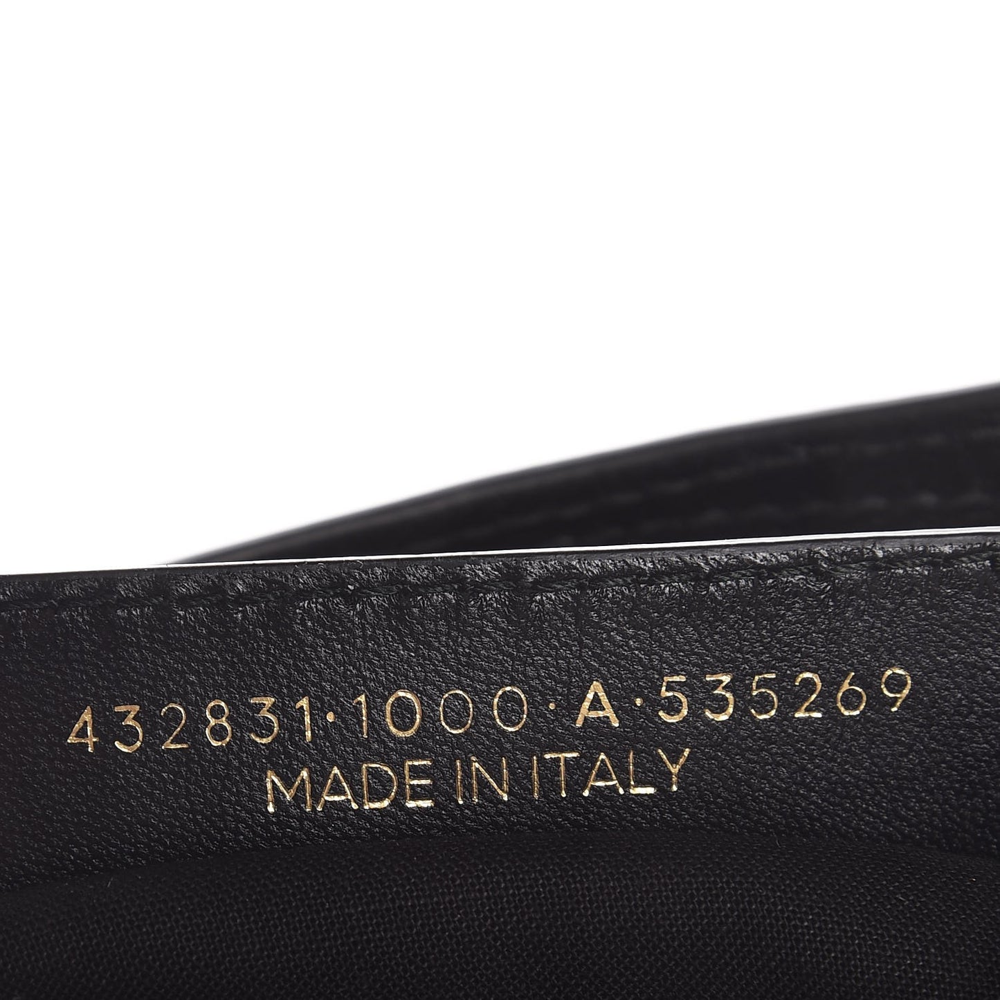 Chevre Gold Metallic Edge Hardware S City Black