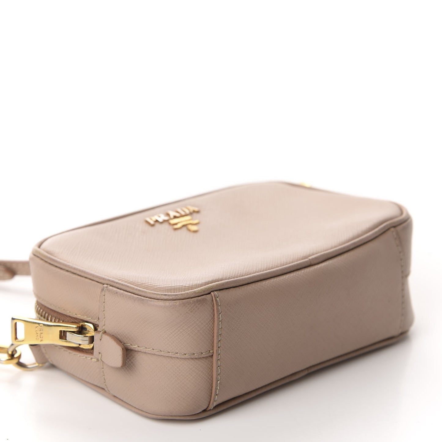 Saffiano Mini Camera Crossbody Cammeo