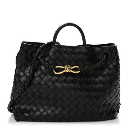 Bottega Veneta Nappa Intrecciato Medium Andiamo Shoulder Bag Fondant 1 of 12