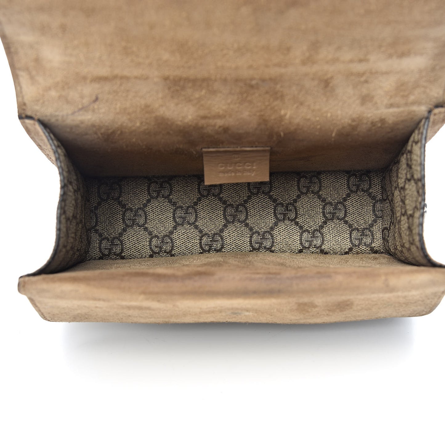 GG Supreme Monogram Mini Dionysus Shoulder Bag Taupe