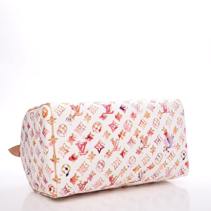 Louis Vuitton Watercolor Aquarelle Speedy 35 White 4 of 7