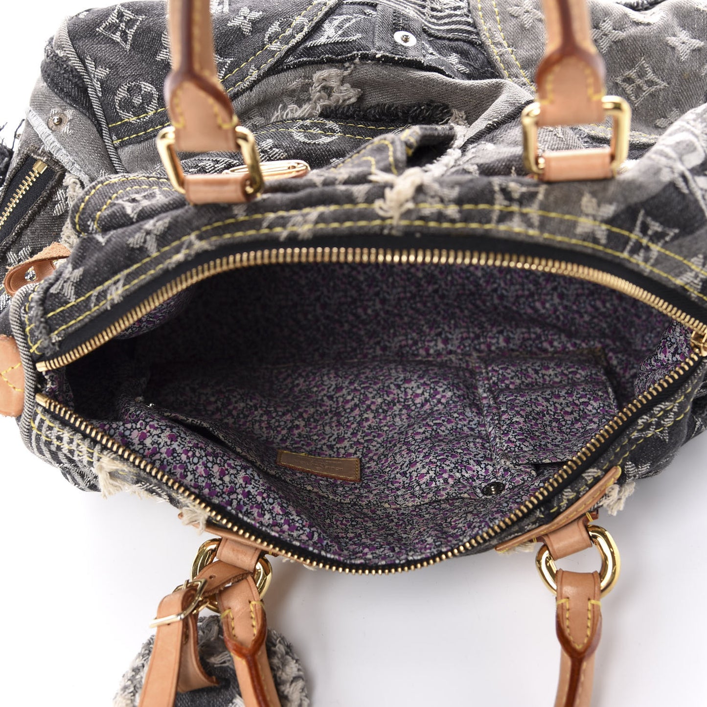 Denim Patchwork Speedy 30 Grey