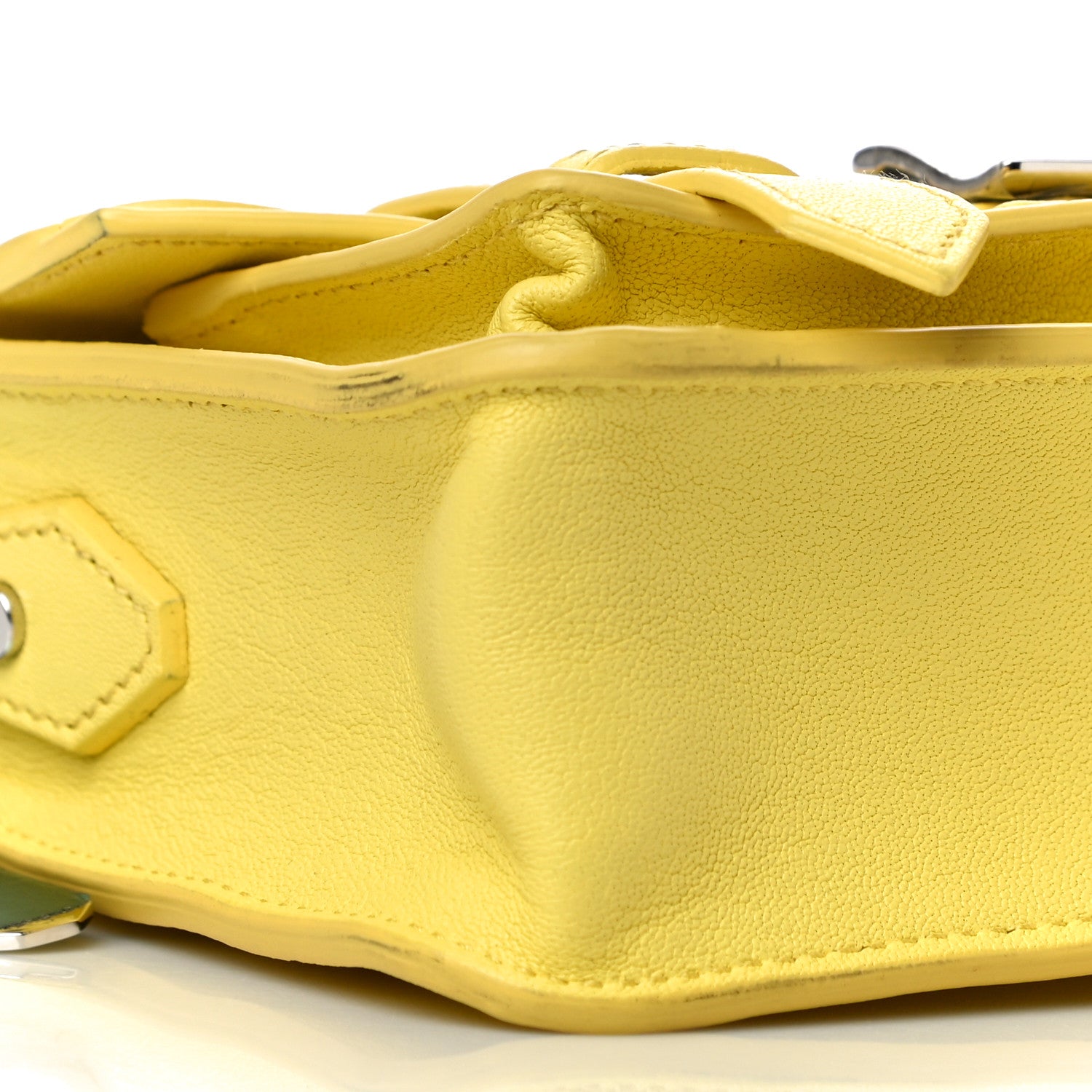 Proenza Schouler Lambskin Micro PS1 Satchel Canary Yellow 8 of 10