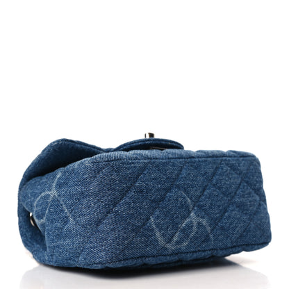 Chanel Denim CC Quilted Mini Square Flap Blue 4 of 9