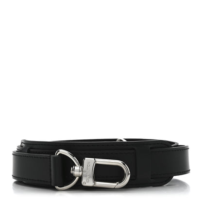 Louis Vuitton Calfskin Adjustable Keepall Bandouliere Shoulder Strap Black 1 of 4