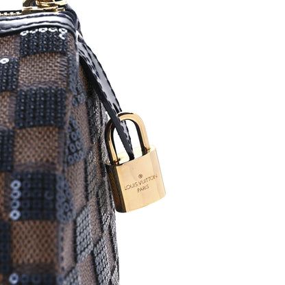 Louis Vuitton Damier Paillettes Speedy 30 Blue 9 of 14