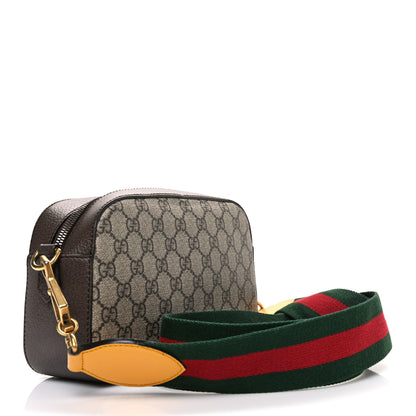 Gucci GG Supreme Monogram Web Neo Vintage Shoulder Bag Beige New Acero Crop 3 of 11