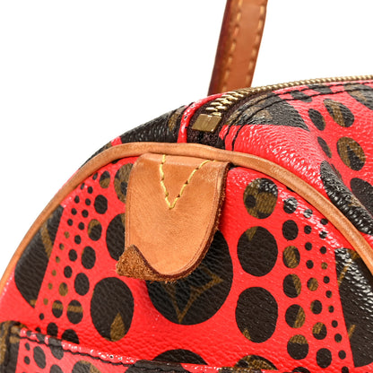 Louis Vuitton Monogram Kusama Pumpkin Dots Papillon 30 Red 11 of 13