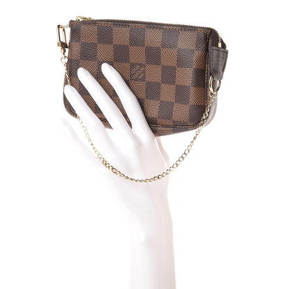 Louis Vuitton Damier Ebene Mini Pochette Accessories 2 of 8