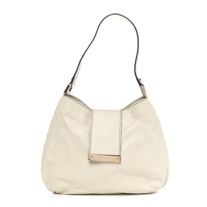 Gucci Guccissima Medium New Ladies Web Hobo White 1 of 10