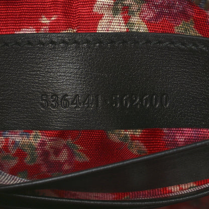 Gucci Calfskin Trapuntata Web Mini GG Shoulder Bag Black 5 of 10