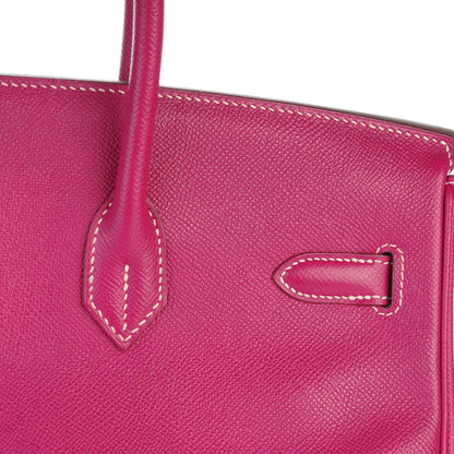 Hermes Epsom Birkin 35 Tosca Rose Tyrien 27 of 28