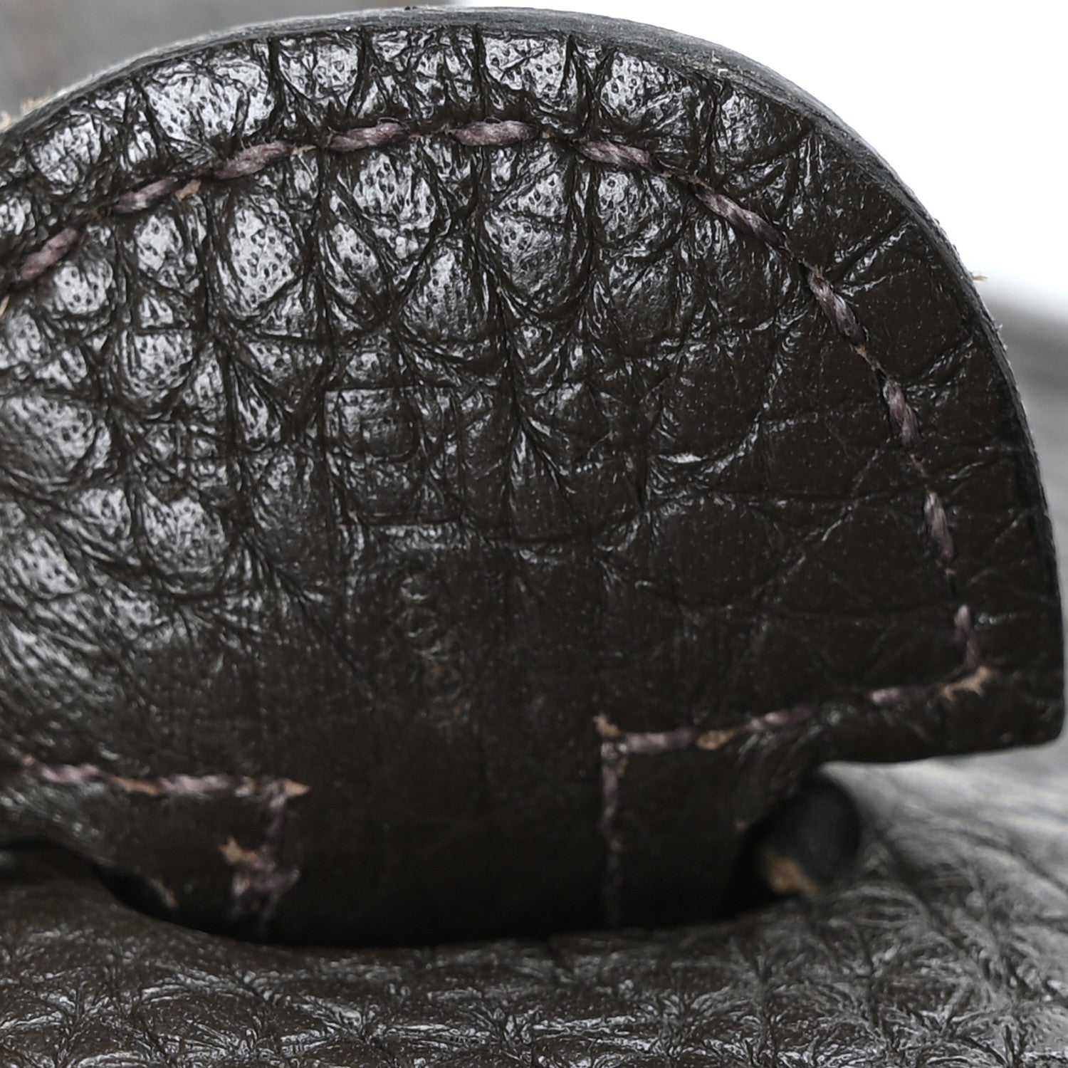 Hermes Taurillon Clemence Evelyne III PM Chocolate 6 of 9