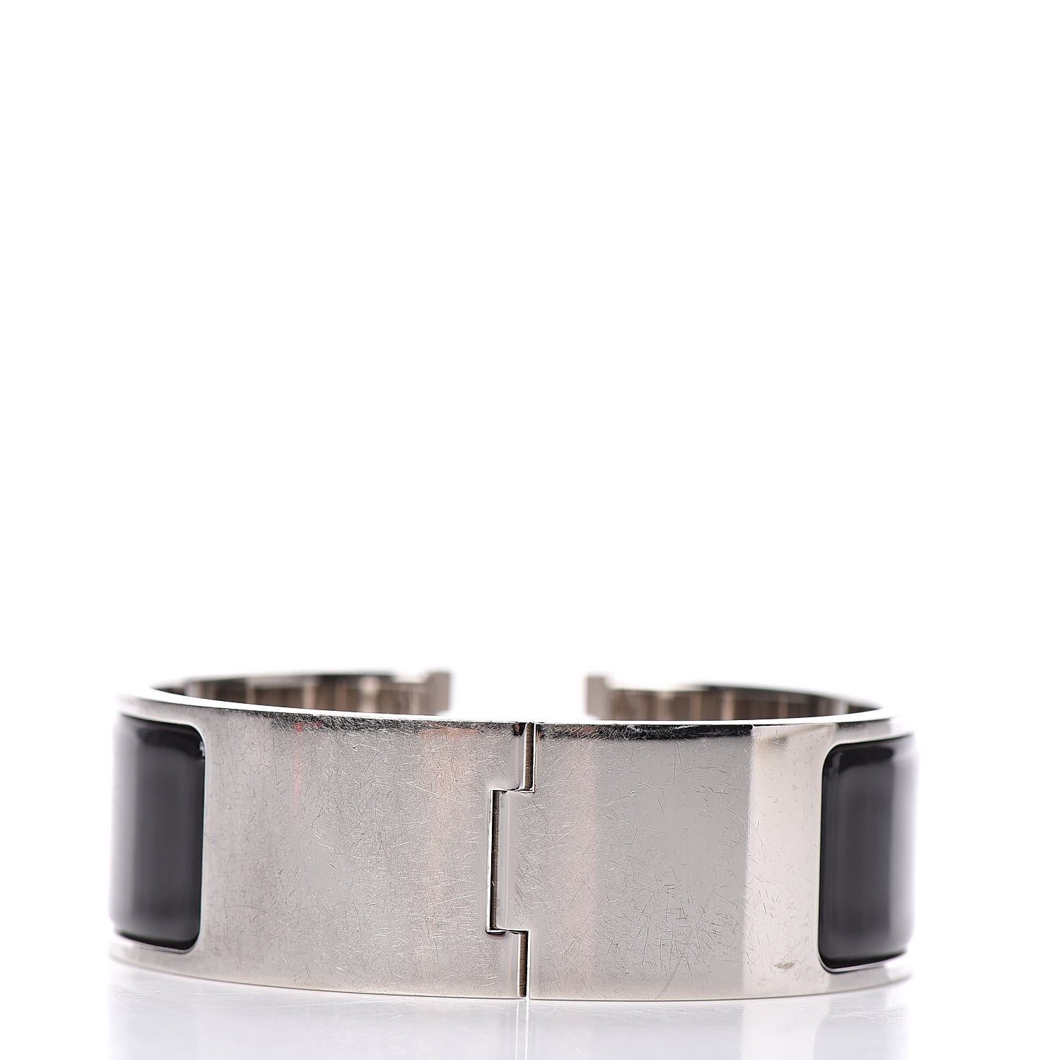 Hermes Enamel Wide Clic Clac H Bracelet PM Black 3 of 7