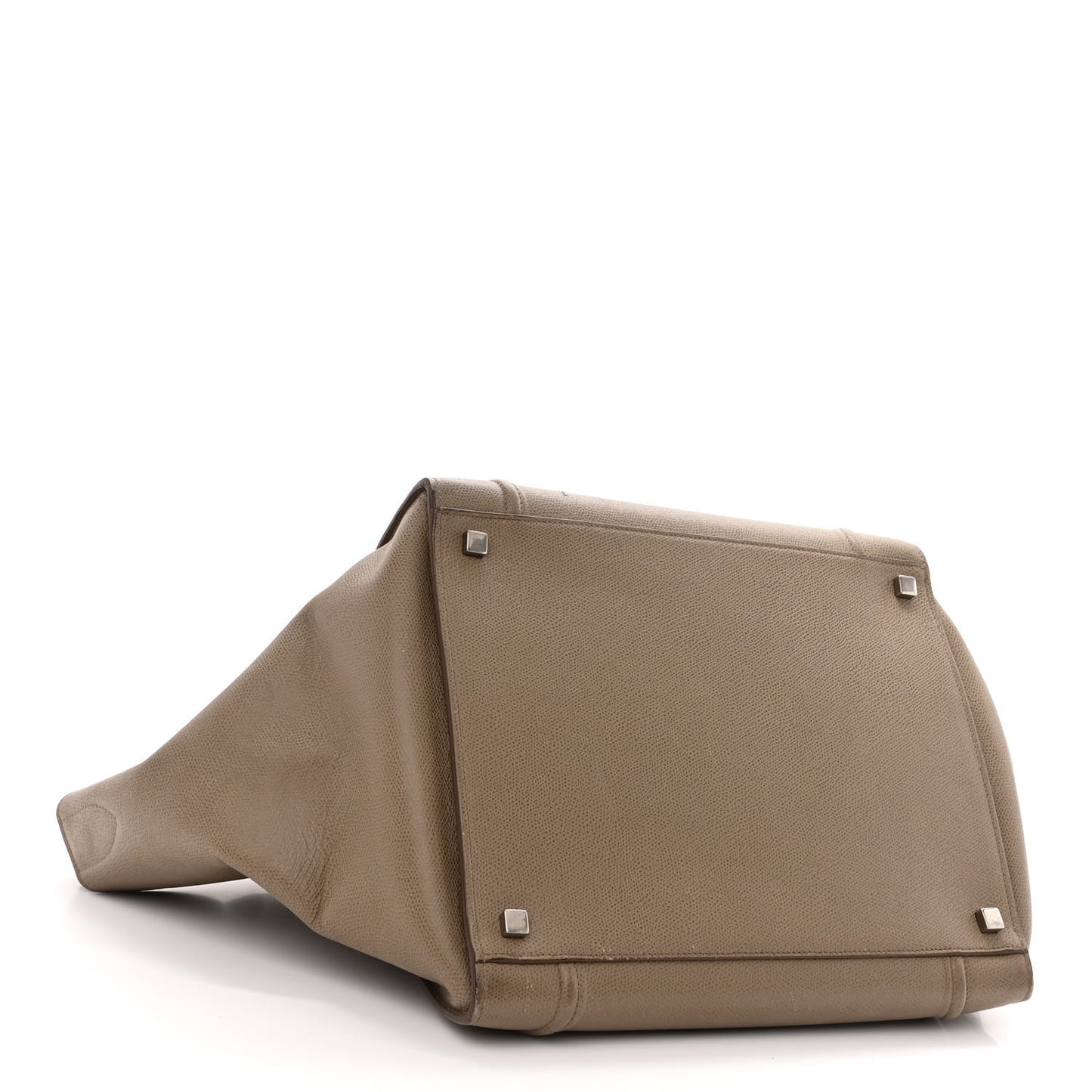 Grained Calfskin Medium Phantom Luggage Taupe
