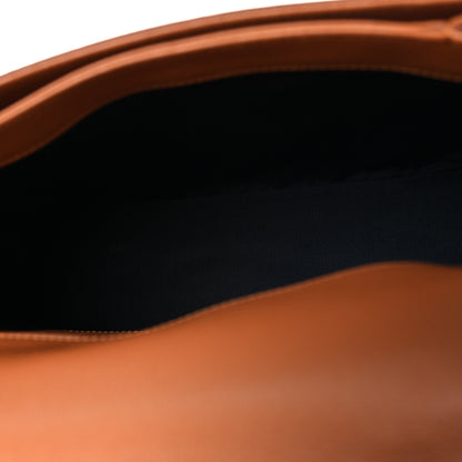 Lanvin Calfskin 22 Logo MM Plaque Top Handle Bag Terracotta 5 of 9