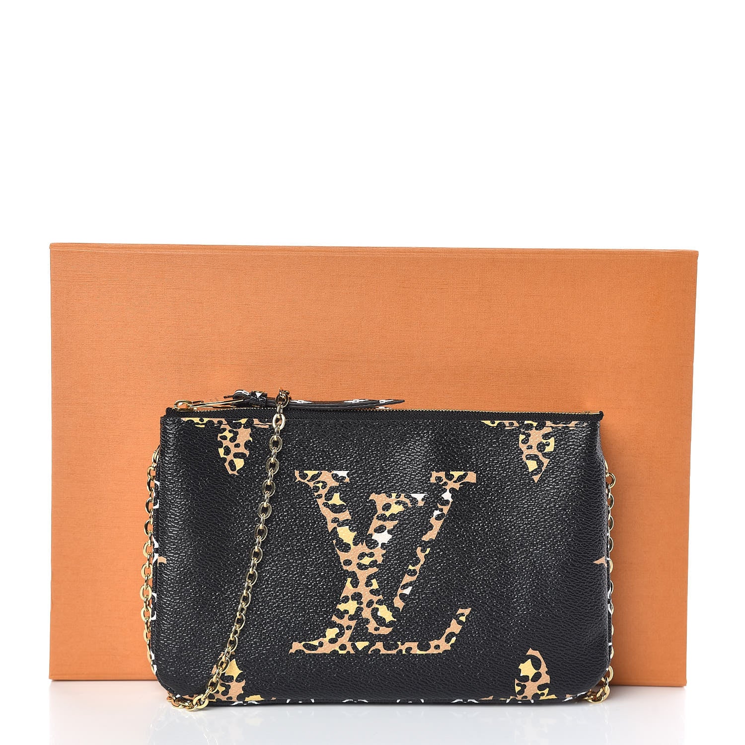 Louis Vuitton Monogram Giant Jungle Pochette Double Zip Black 10 of 10