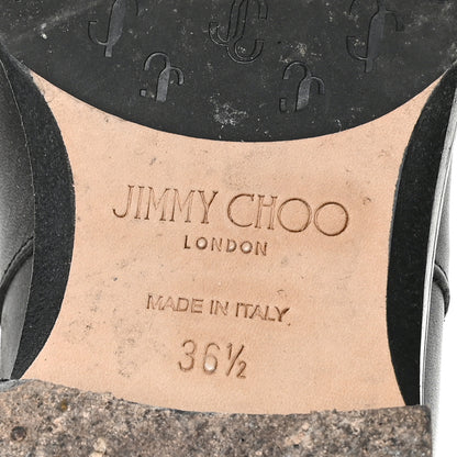 Jimmy Choo Calfskin Nell Tall Boots 36.5 Black 7 of 8