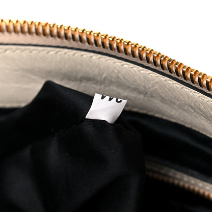 Miu Miu Vitello Shine Zip Tote Quarzo 7 of 17