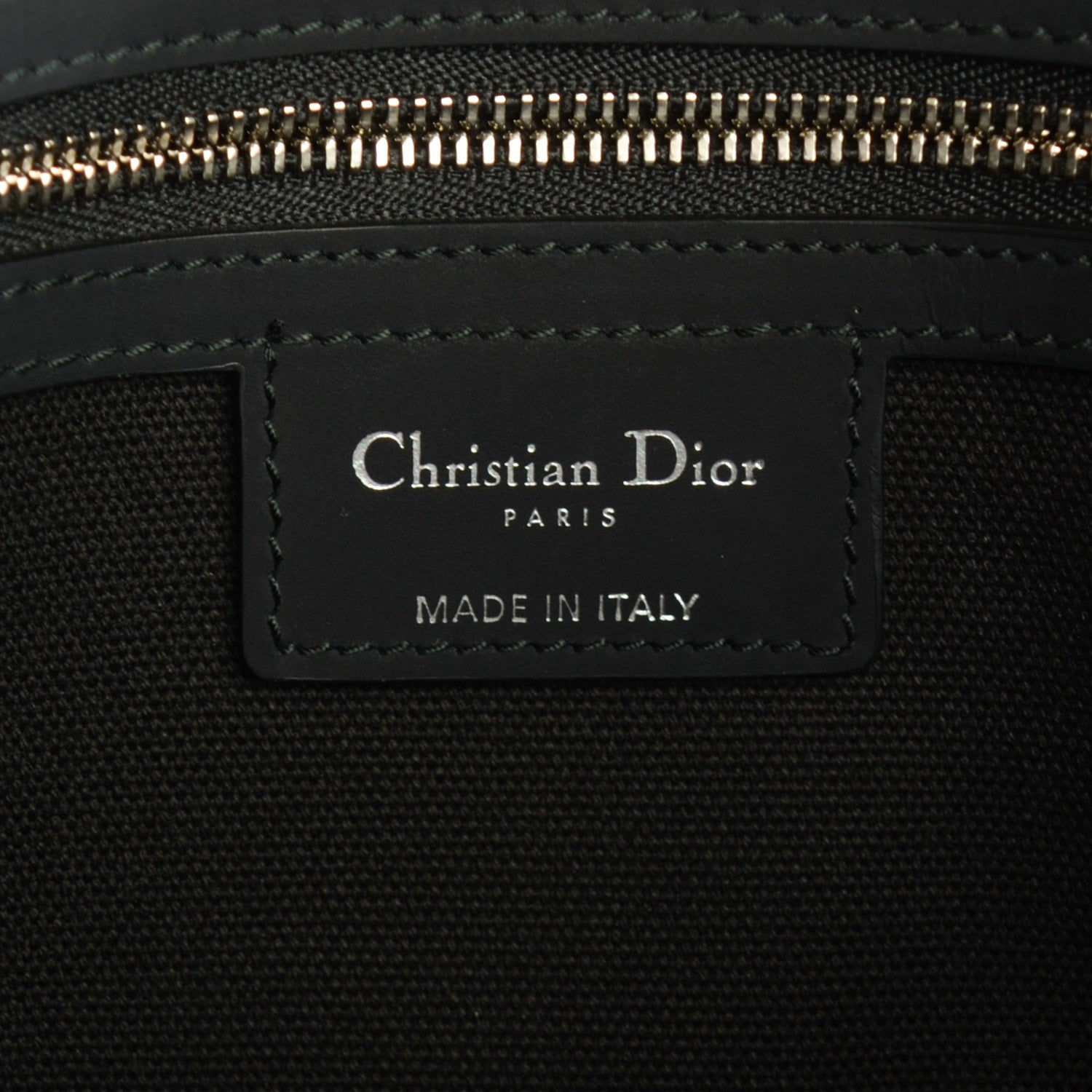 Christian Dior Coated Canvas Cannage Panarea Shopping Tote Black 6 of 7