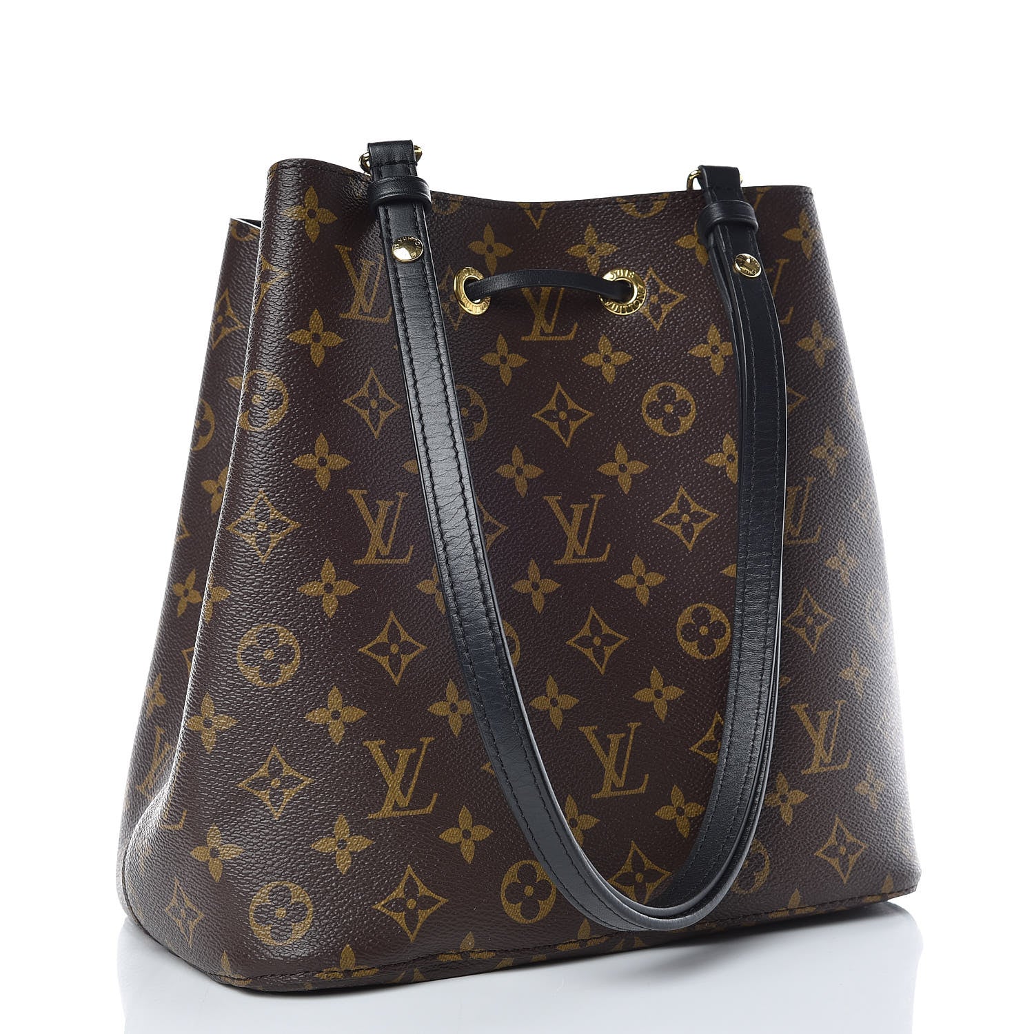 Louis Vuitton Monogram Neonoe MM Black 3 of 8