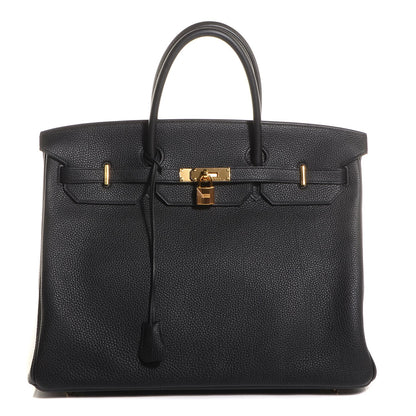 Hermes Togo Birkin 40 Black 1 of 28