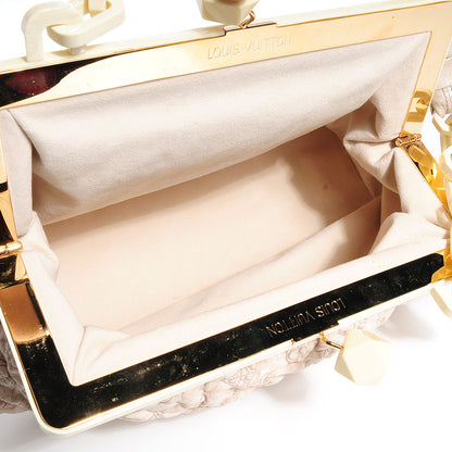 Louis Vuitton Lambskin Olympe Nimbus Cirrus Ecru 6 of 9