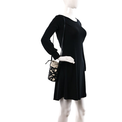 Loewe x Paula's Ibiza Cutout Anagram Pocket Crossbody Bag Black 2 of 8