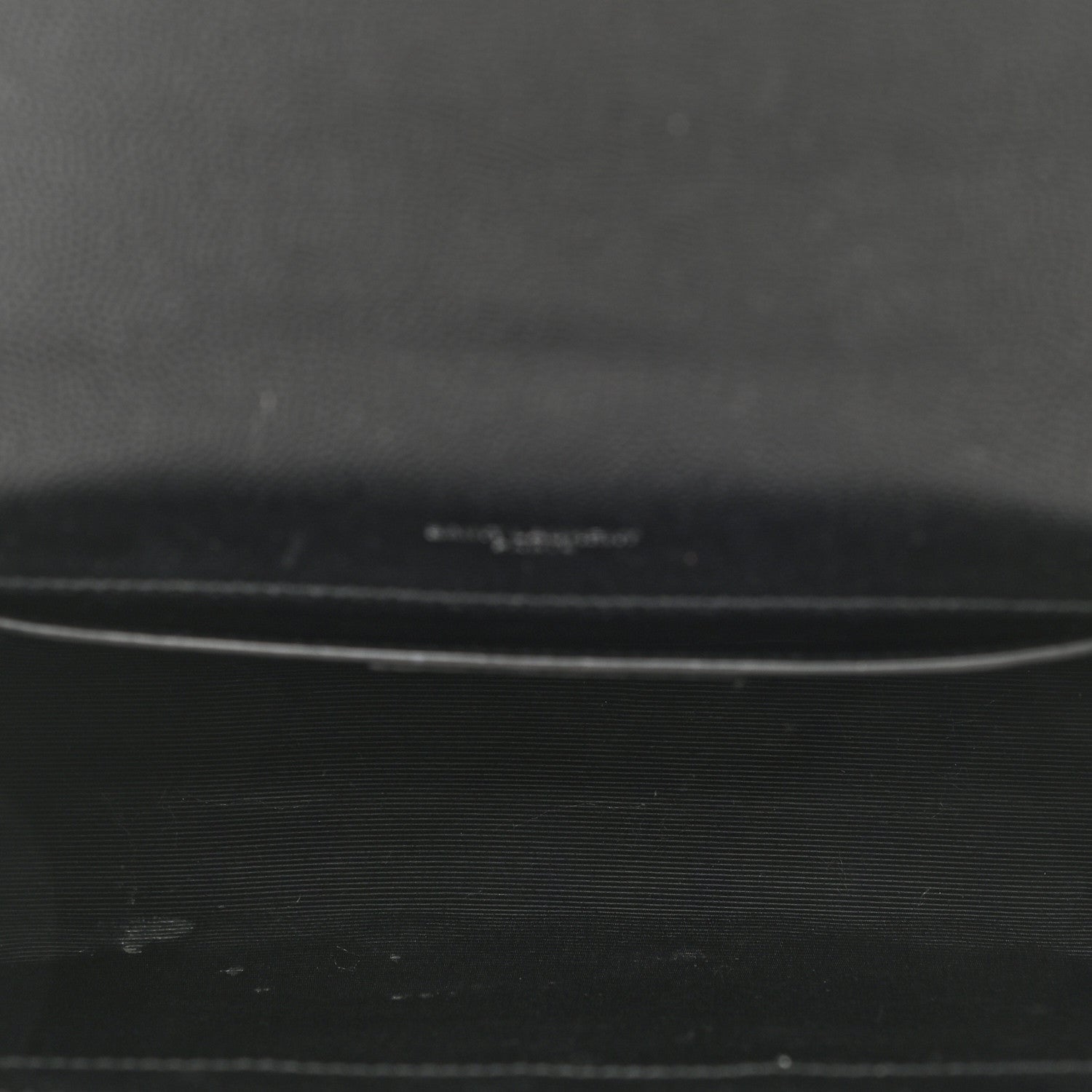 Saint Laurent Grain De Poudre Textured Mixed Matelasse Triquilt Medium Monogram Satchel Black 5 of 14