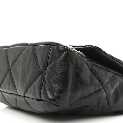 Chanel Lambskin Quilted Large Chanel 19 Flap Black 9 of 10
